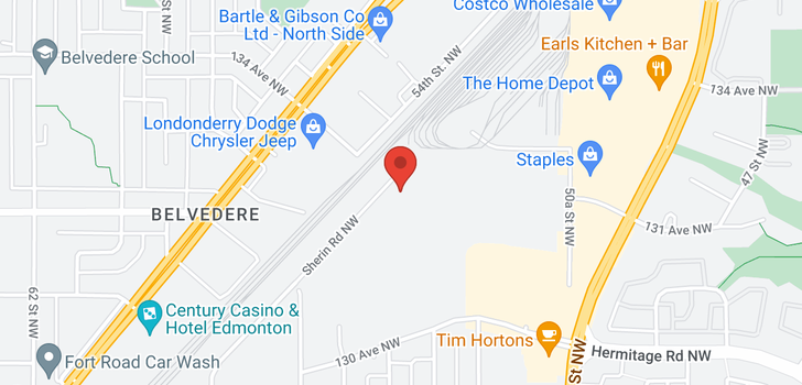 map of 5403 Sherin Road NW